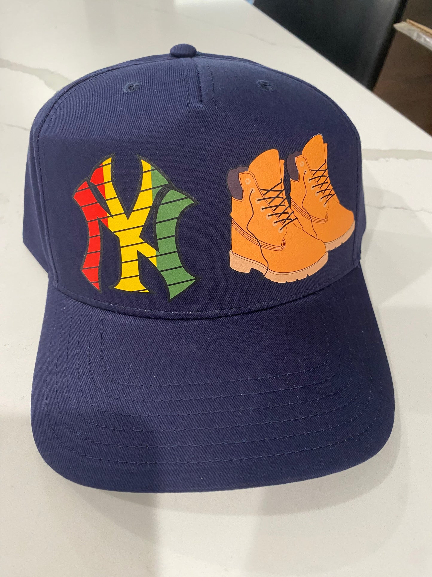 5 Panel Snapback NY Logo Hat