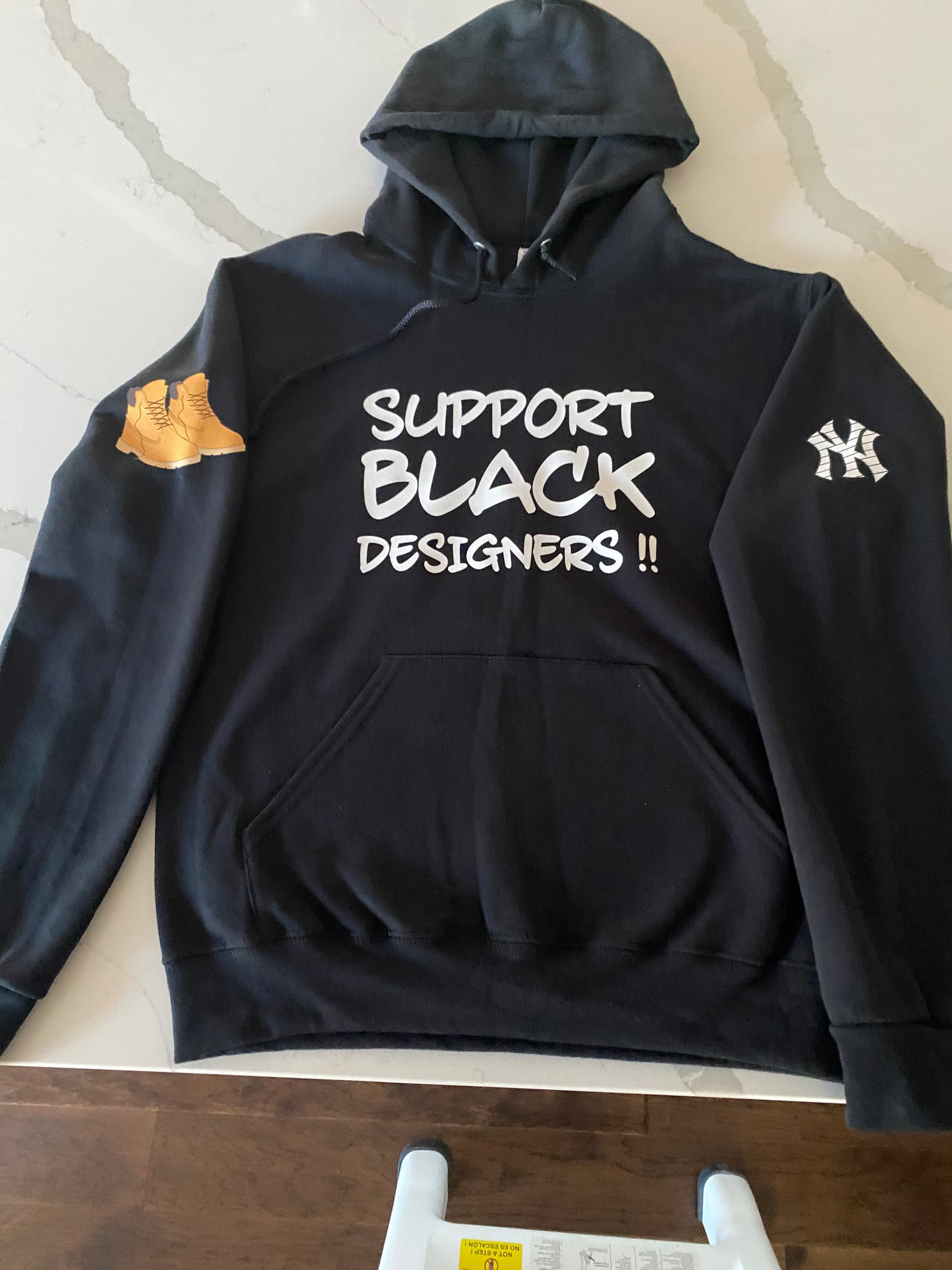 SUPPORT BLACK DESIGNERS Hoodie